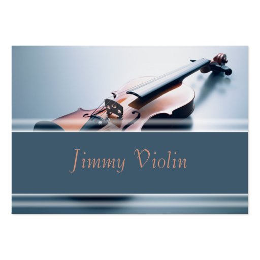 Music Business Card - Violin (back side)
