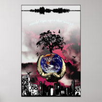 Music can save the world posters