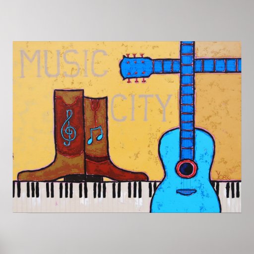 music city poster | Zazzle