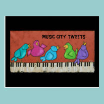 music city tweets postcard postcards