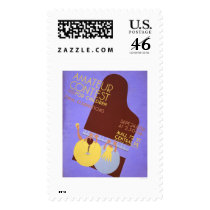 Music Contest Children 1936 WPA Postage Stamps