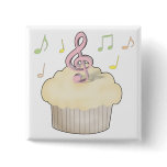 Music Cupcake Button