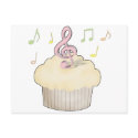 Music Cupcake postcards by cupcakeville Music Cupcake postcards