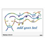 music design add your text wall decal