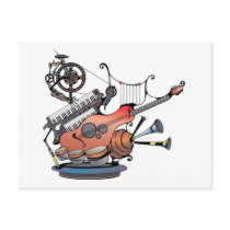 Music Device Postcard by relplus Music Device Postcard