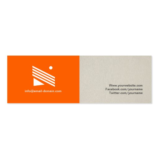 Music Director - Simple Elegant Stylish Business Card (back side)