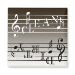 Music Dishwasher Indicator Refrigerator Magnets