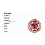 music diva vector business cards