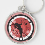 music diva vector keychains