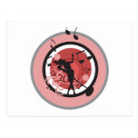music diva vector postcards
