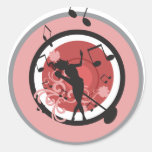 music diva vector stickers