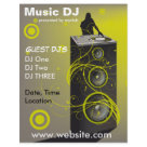 8.5x11 - Create your own music or DJ flyer by editing the text on both sides of this green with DJ and speaker silhouette! DJ Music flyer with in green with circles and editable text! Change the font style, font colors and sizes with the editor! Add or delete text, add directions or any information you want! Add DJ Photo! Perfect for any DJ or party organizer to promote their music event! Music promotion flyers!