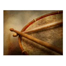 Music - Drum - Cadence Postcard