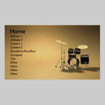 music_drums business cards