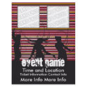 Music Event Flyer with Dancers 2 by ZazzleFlyers Music Event Flyer with Dancers 2