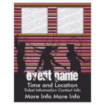 Music Event Flyer with Dancers 2 by ZazzleFlyers Music Event Flyer with Dancers 2