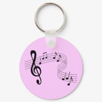 Music Flows Keychain