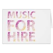 Music For Hire Club cards by Risis_ Music For Hire Club cards