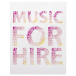 Music For Hire Club Letterhead Design