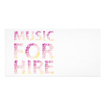 Music For Hire Club photo cards