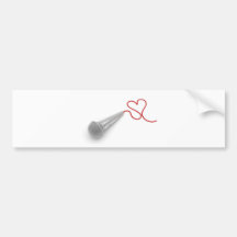 Music for love bumper stickers