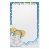Music for the soul personalized stationery