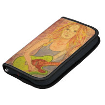 music girl art folio planner