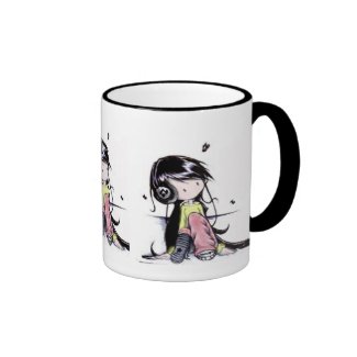 music girl mug