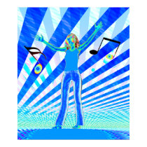 Music Girl posters by Peerdrops Music Girl posters