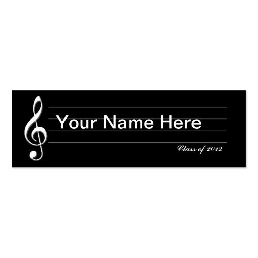 Music Graduate Card Business Card Templates