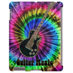 Music Guitar Magic Rainbow Tie-Dye Electric Guitar