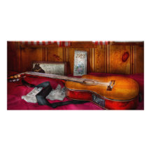 Music - Guitar - That old country feel Personalized Photo Card