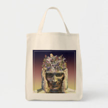 Music Head Tote Bags