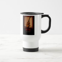"Music - heart and soul" Travel Mug