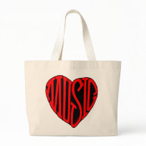 Music Heart bags