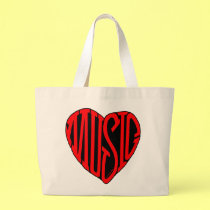 Music Heart bags