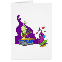 Music hearththrob alien on rover card
