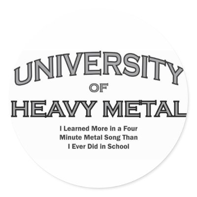 MUSIC-HEAVY METAL STICKERS by thehotbutton