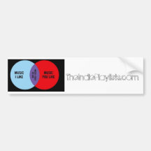 Music I like Bumper Stickers