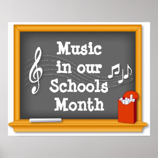 Music in our Schools Month Poster Zazzle