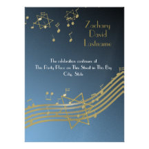 Music In the Air Custom Invites