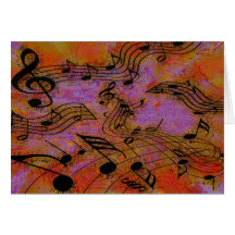MUSIC IN THE AIR GREETING CARD