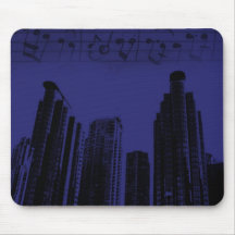 Music In the skyline Mouse Pad