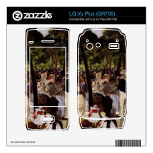 Music in Tuilerie Garden by Edouard Manet Decal For The LG Vu Plus