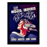 Music Inspires Post Cards