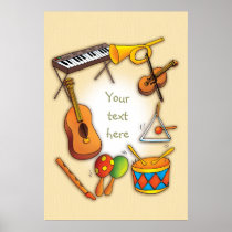 Music instruments - Poster