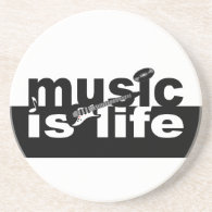 Music is life coaster - customize!