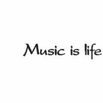 Music is life embroidered shirts by pinkypetals Music is life embroidered shirts