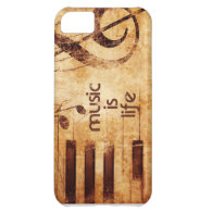 Music is Life iPhone 5C Cover
