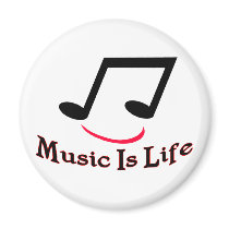 Music Is Life magnets